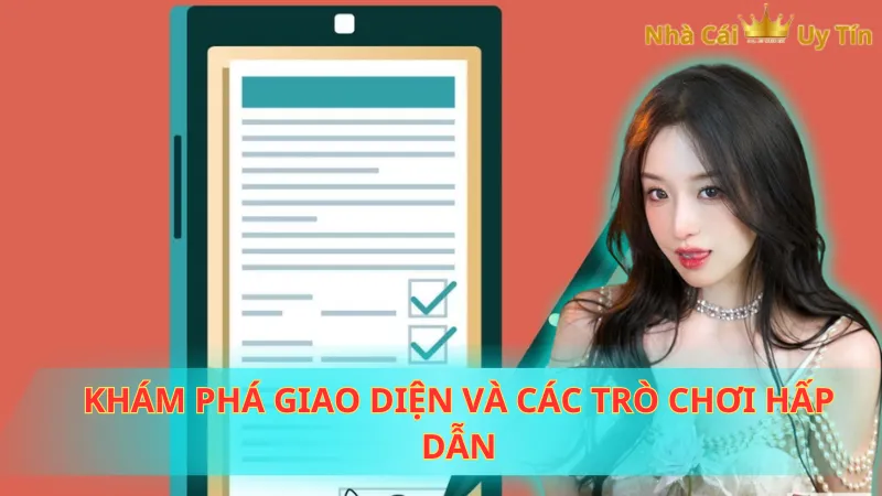 Khám phá giao diện và các trò chơi hấp dẫn