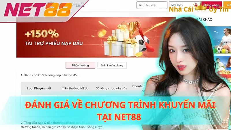 Đánh giá về chương trình khuyến mãi tại Net88 