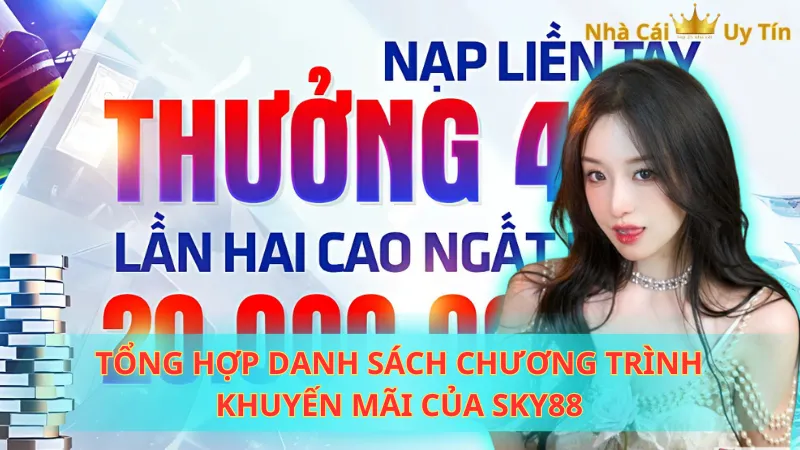 Tổng hợp danh sách chương trình khuyến mãi của Sky88