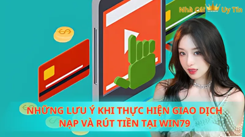 Những lưu ý khi thực hiện giao dịch nạp và rút tiền tại WIN79